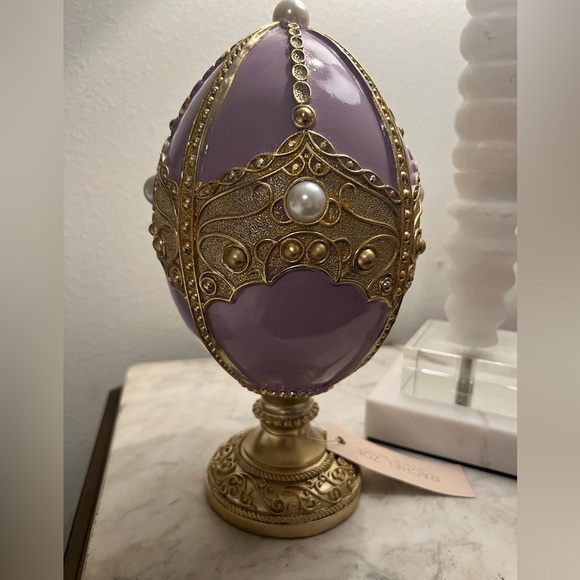 Luxury Decorative Egg by Rachel Zoe – Elegant-Inspired Accent Piece - Picture 1 of 8